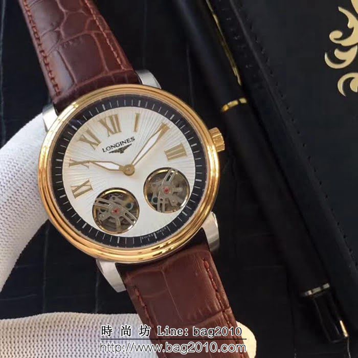 LONGINES浪琴 卓越飛輪 全自動機械 男士腕表 WSS1849